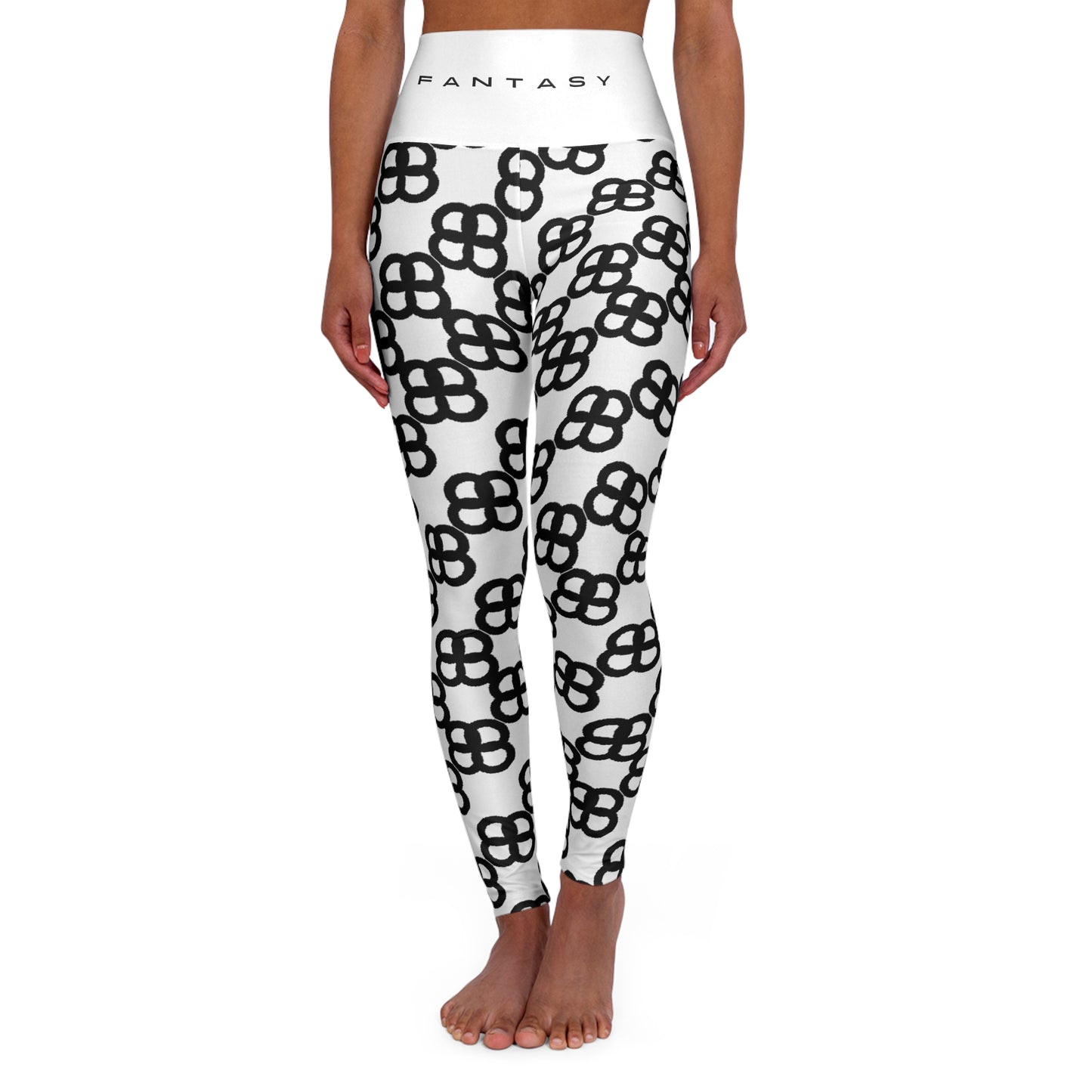 High Waisted Yoga Leggings (AOP)