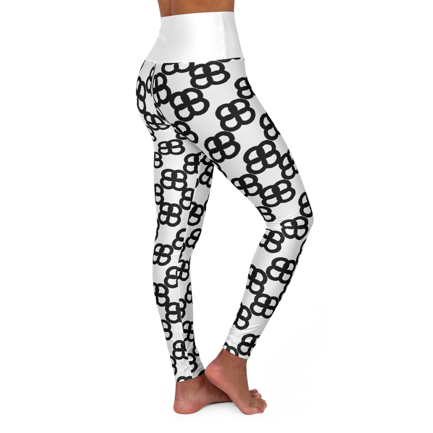 High Waisted Yoga Leggings (AOP)