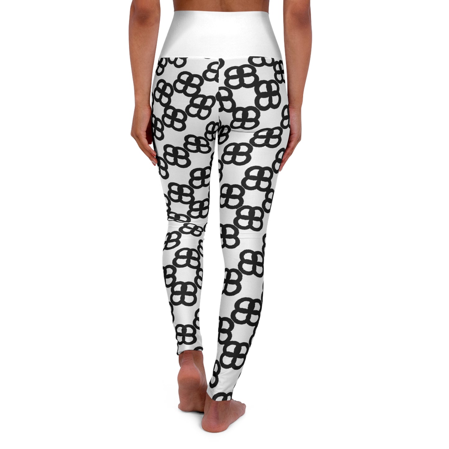 High Waisted Yoga Leggings (AOP)