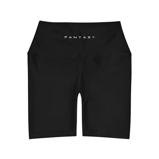 High Waisted Yoga Shorts (AOP)