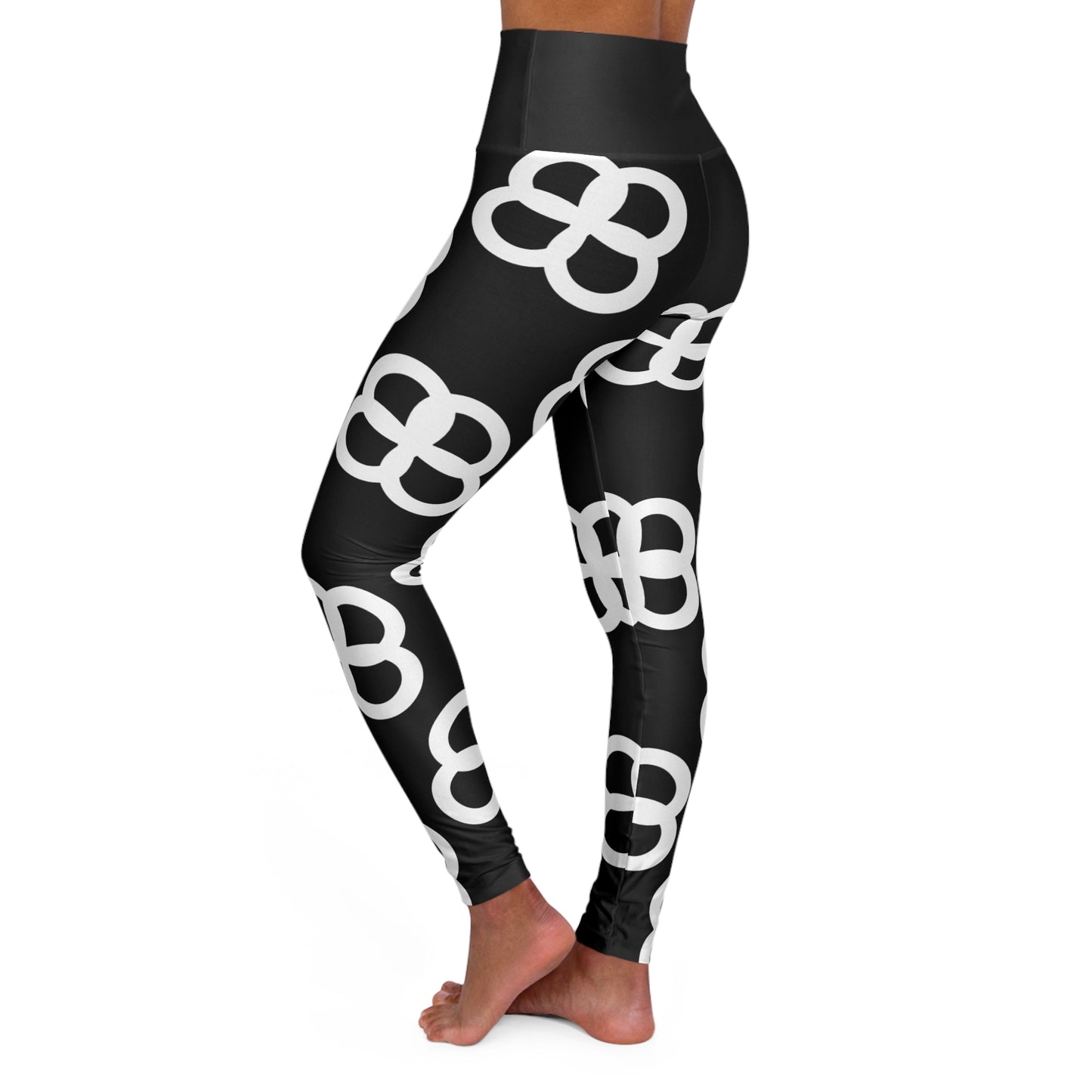 High Waisted Yoga Leggings (AOP)