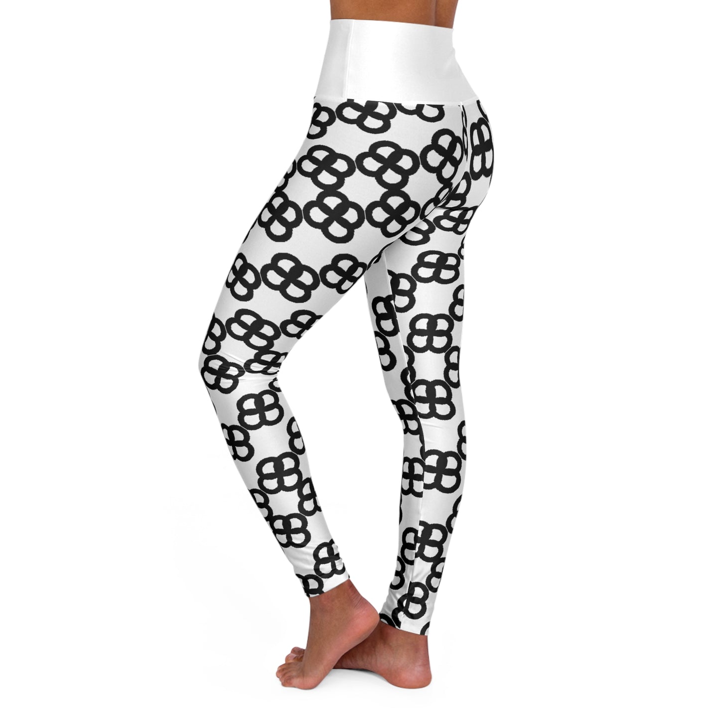 High Waisted Yoga Leggings (AOP)